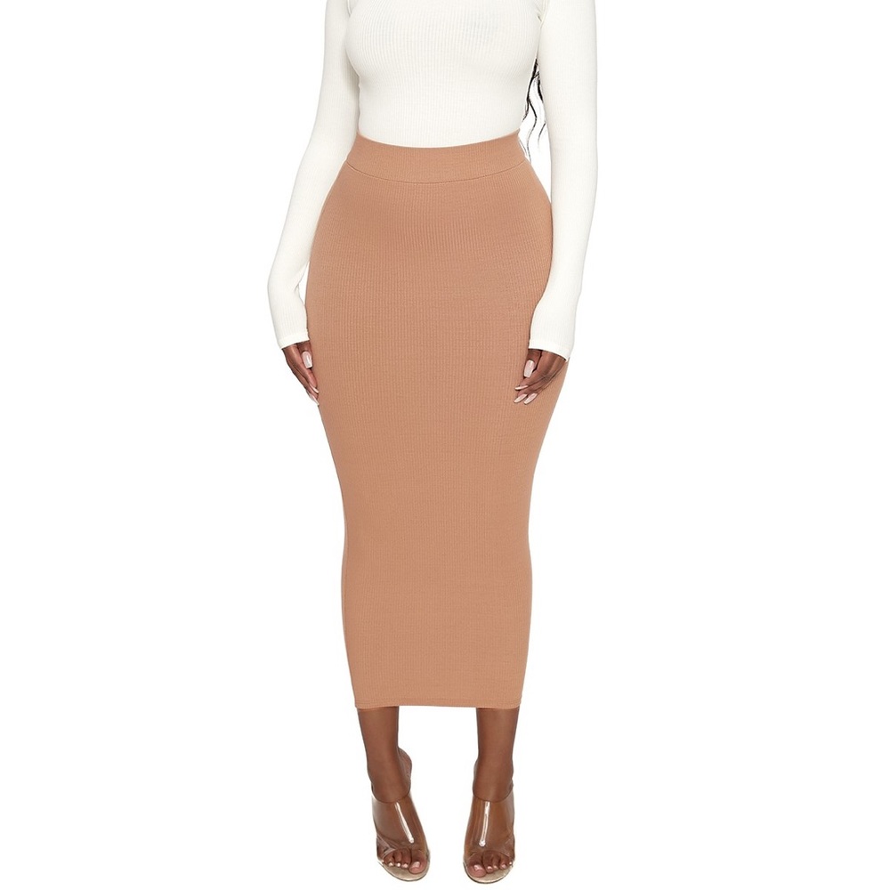 NEW Naked Wardrobe Snatched Maxi Skirt